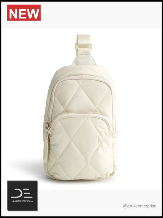 Featherweight Sling Backpack with Adjustable Strap and Water-Repellent Nylon main image 4